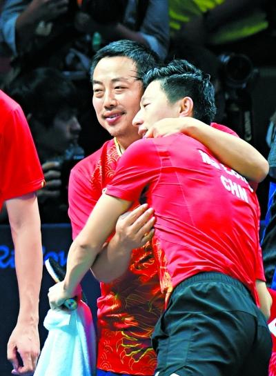 日本队完胜德国队，许昕带队取胜